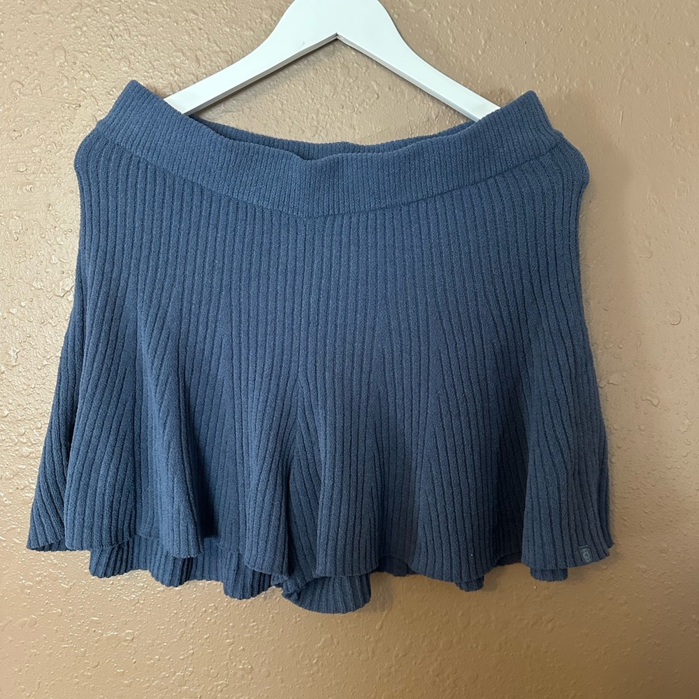 UGG Blue Ribbed Skater Skirt